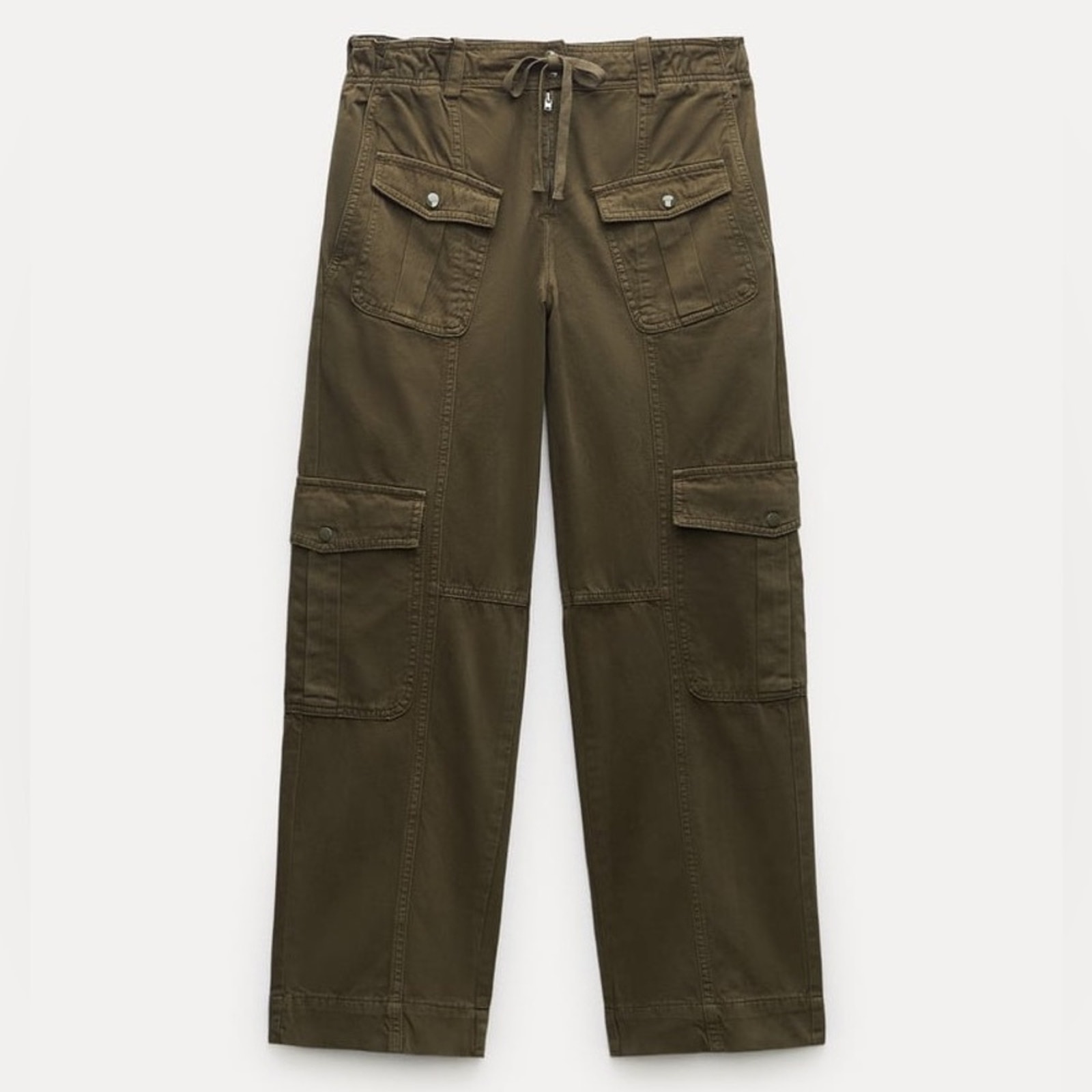 Zara Zw Collection Cargo Pants
